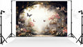 Kate 10×8ft Spring Garden Butterfly Photo Backdrop Flower Decoration Interior Photography Background for Photo Studio Photographer Props