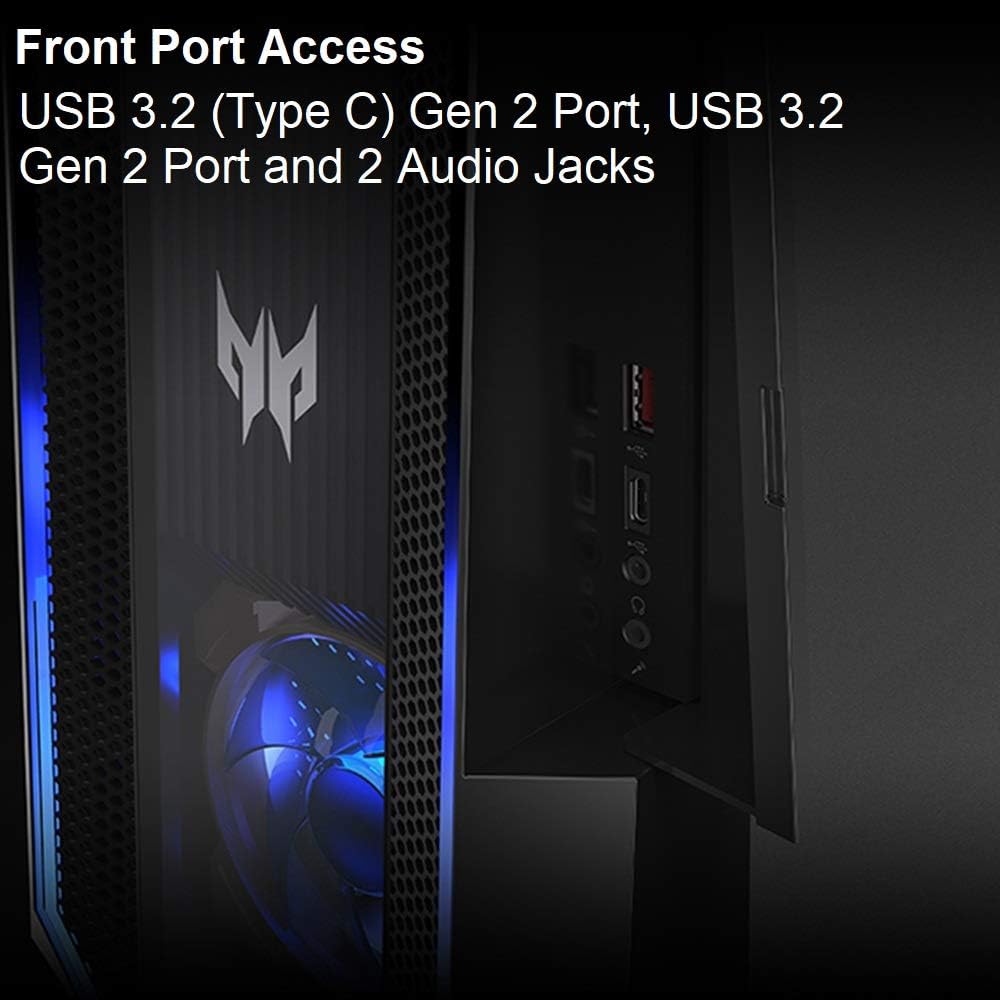 acer Predator Orion 3000 PO3-630-UA91 Gaming Desktop | 11th Gen Intel Core i7-11700F 8-Core CPU | NVIDIA GeForce RTX 3070 | 16GB DDR4 | 512GB NVMe SSD | 1TB HDD | Intel Wi-Fi 6 | RGB Keyboard & Mouse