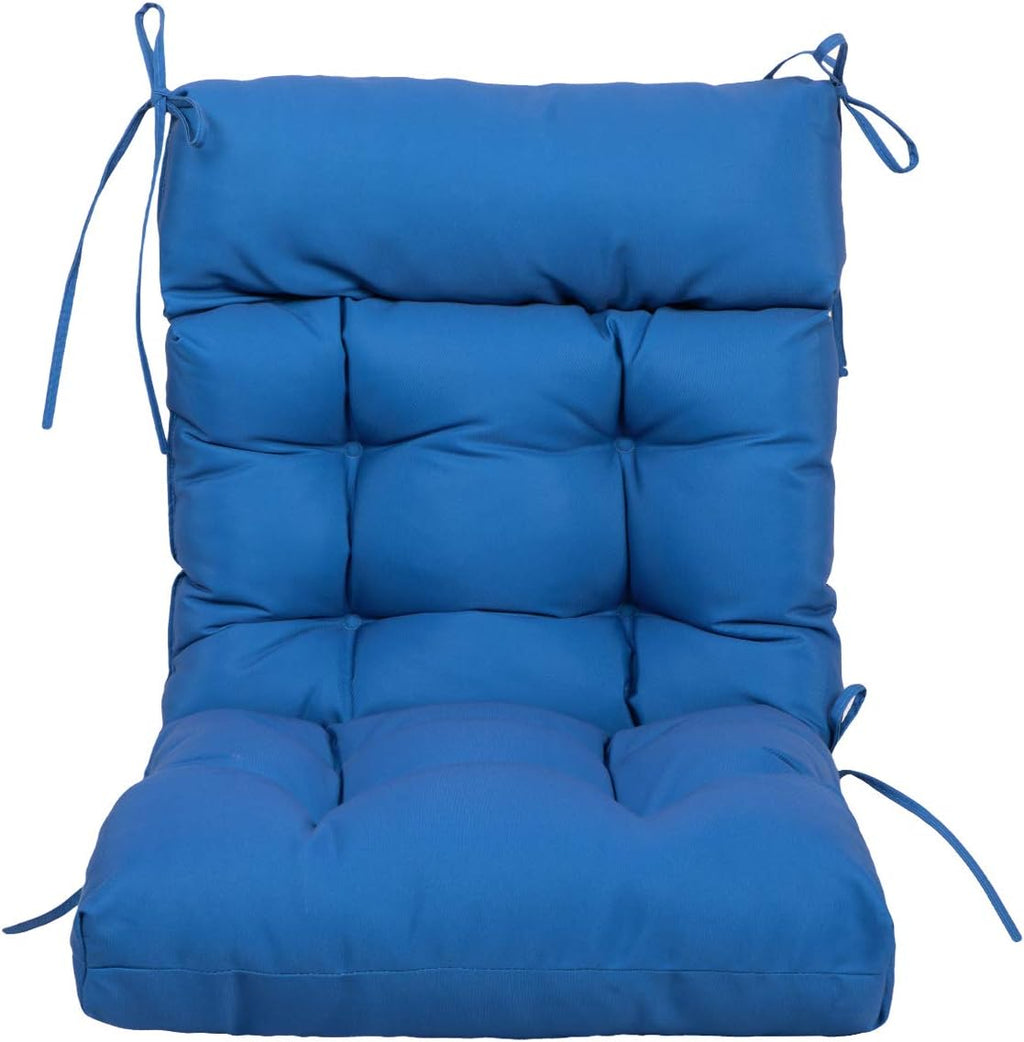 ARTPLAN Patio Chair Cushion,Tufted Adirondack Outdoor Chair Cushion,Wicker High Back Outdoor Seat Cushion,Set of 4,21'X21'X4' (4 Pack)