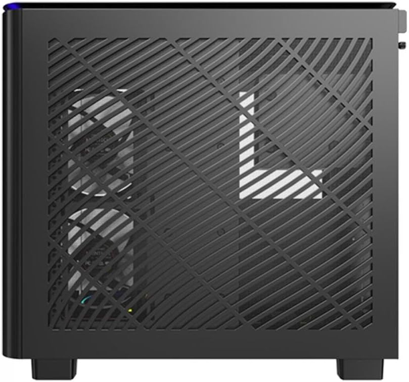 MONTECH King 95 PRO Dual-Chamber ATX Mid-Tower PC Gaming Case, High-Airflow, Toolless Panels, Sturdy Curved Tempered Glass Front, 6 ARGB PWM Fan Pre-Installed with Fan Hub, Black