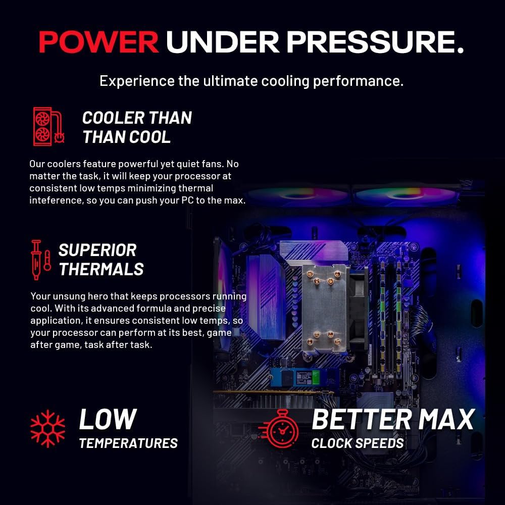 Skytech Gaming Storm Gaming PC, AMD Ryzen 5 5500 3.6GHz, NVIDIA RTX 3050 6GB VRAM, 1TB NVMe SSD, 16GB DDR4 RAM 3200, 650W Gold PSU, WI-FI 5, Windows 11, Desktop
