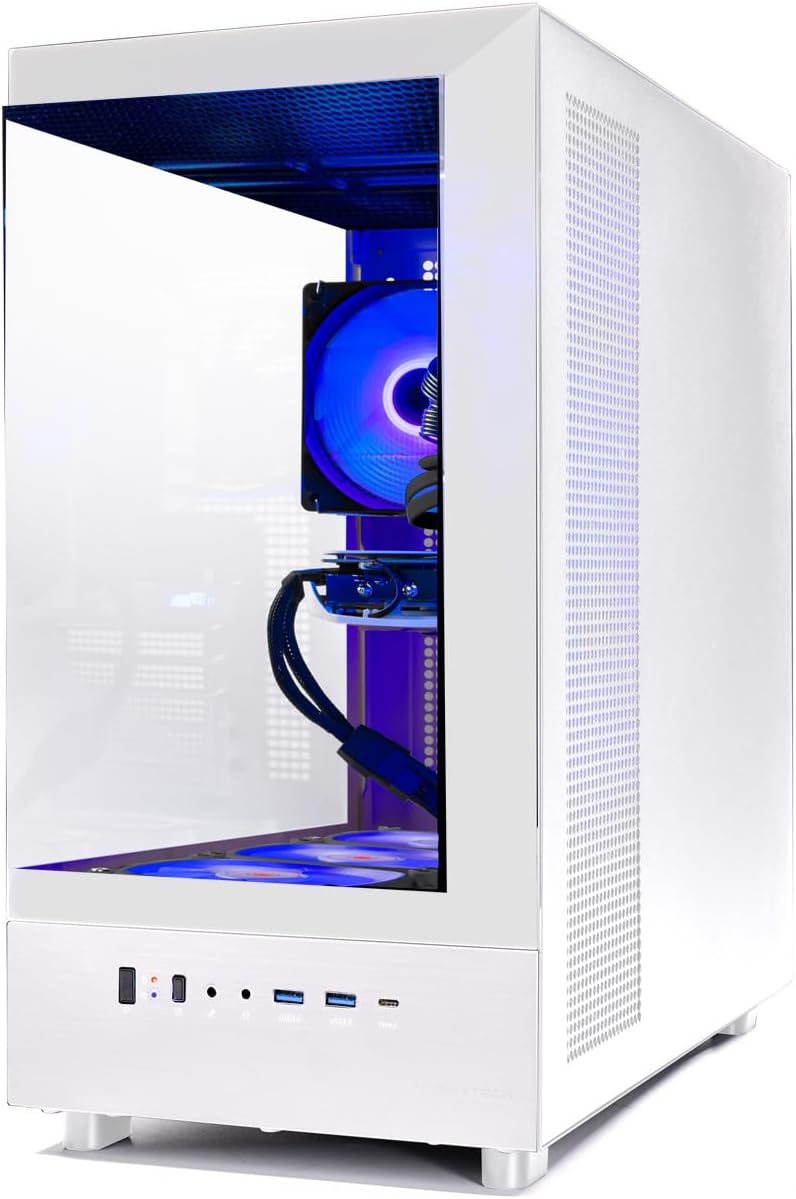 Skytech Gaming Azure 3 Gaming PC, AMD Ryzen 5 7600 3.8GHz, NVIDIA RTX 5060, 1TB NVMe SSD, 16GB DDR5 RAM 6000, 650W Gold PSU, Wi-Fi, Win 11, Desktop
