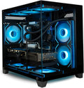 Panorama RTX 5070, 20-Core Ultra 7 265KF, 32GB DDR5 RAM, 1TB NVMe SSD, Liquid Cooled Gaming Desktop PC w/Windows 11 Pro, 3-Year Warranty, RGB Gamer Keyboard+Mouse, Internal Wi-Fi 6E, 3X DP & HDMI