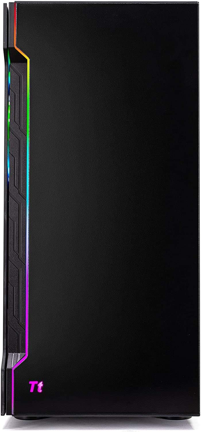 SkyTech Shadow Gaming Computer PC Desktop - Ryzen 5 3600 6-Core 3.6GHz, GTX 1660 Ti 6G, 500G SSD, 8GB DDR4 3000, RGB, AC WiFi, Windows 10 Home 64-bit, Black