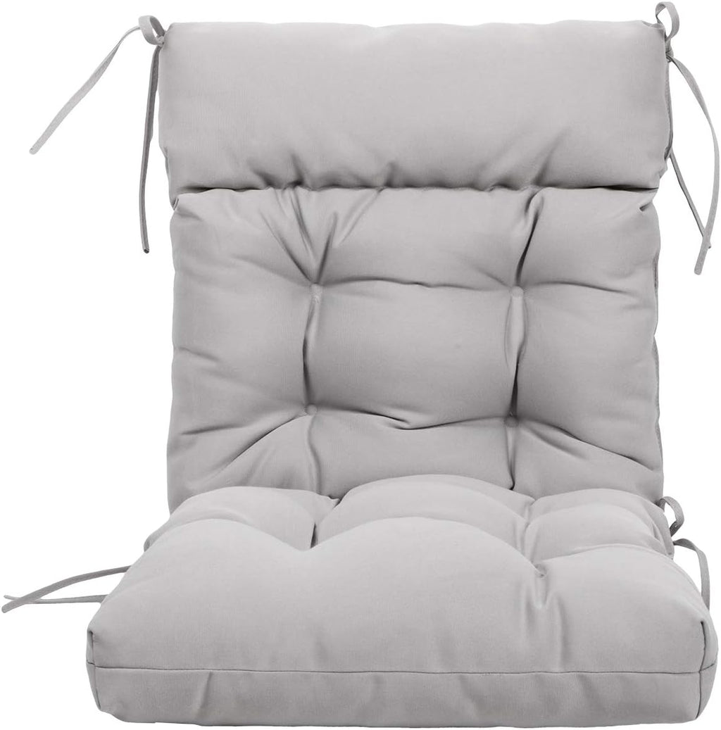 ARTPLAN Patio Chair Cushion,Tufted Adirondack Outdoor Chair Cushion,Wicker High Back Outdoor Seat Cushion,Set of 4,21'X21'X4' (4 Pack)