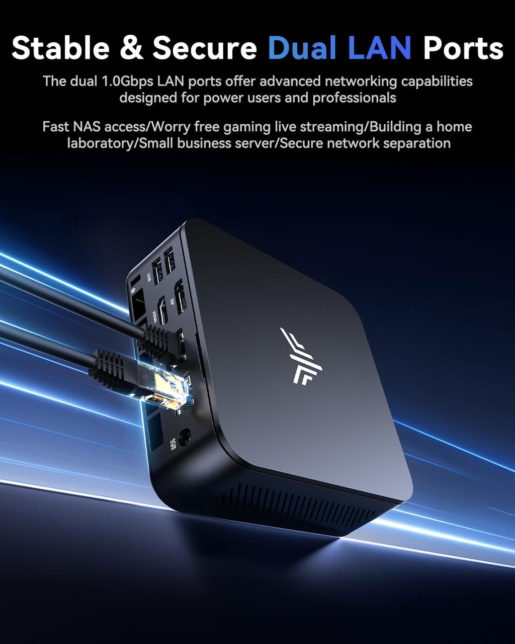 KAMRUI E3 Mini PC, AMD Ryzen 5 3500U 16GB RAM 512GB ROM Mini Computers(Beat 3550H/N150), 4C/8T, Up to 3.7GHz Micro pc, 4K Triple Display USB3.2 Type-C+HDMI+DP, Dual LAN Port mini Desktop Computers