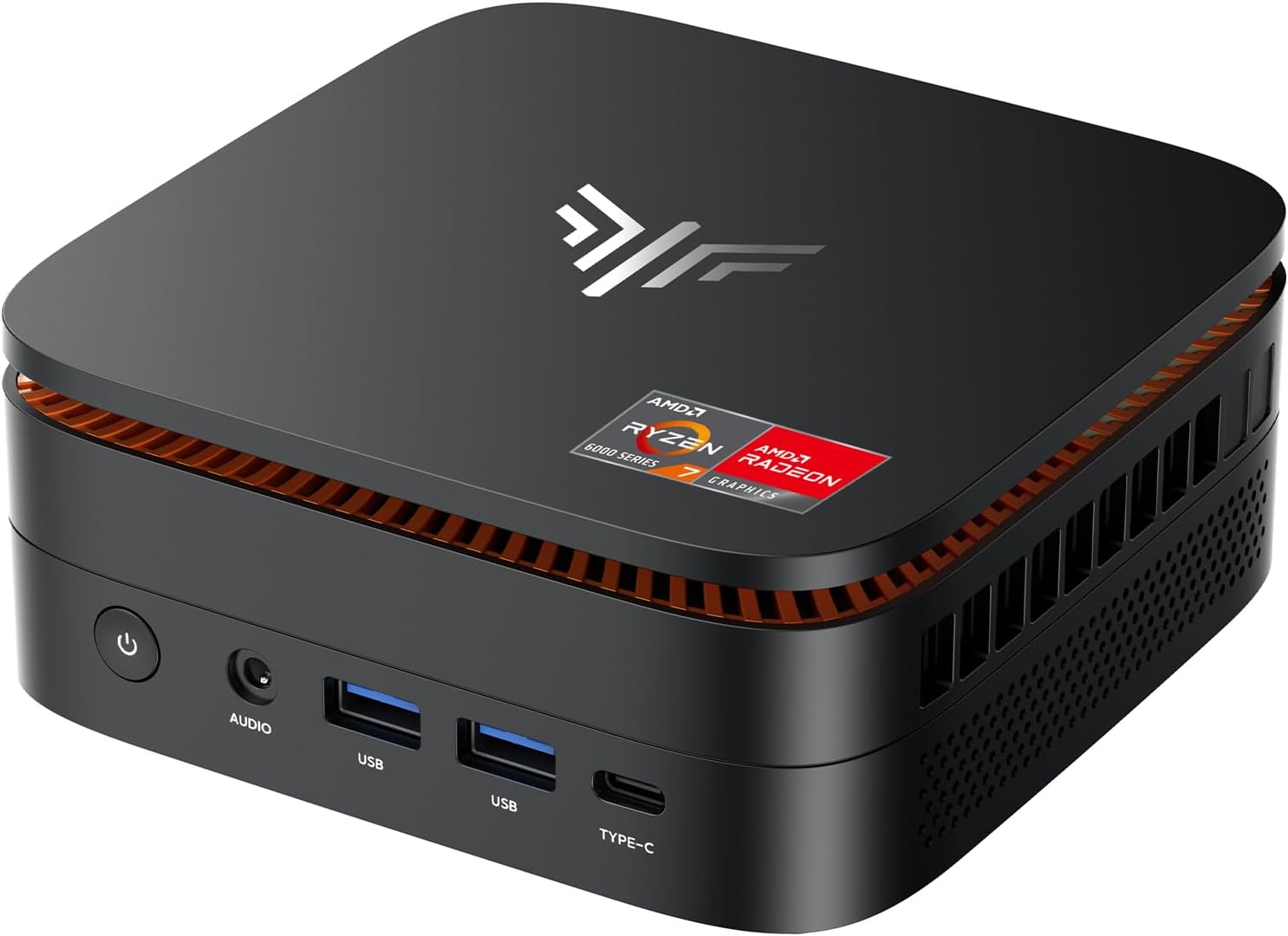 KAMRUI Hyper H1 Mini Gaming PC, AMD Ryzen 7 7735HS(Beats 7640HS/6800H), 24GB LPDDR5 1TB M.2 NVMe SSD Mini PC(8C/16T,up to 4.75GHz), 16MB L3 Smart Cache, Triple 4K Display/WiFi6/BT5.2/Mini Desktop PC