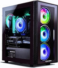 NOVATECH Titan Prebuilt Gaming PC Desktop Computer - RTX 5060 - Ryzen 5-1TB M.2 SSD - 16GB RAM WiFi/BT, Win 11 Pro - Gaming Computer Tower, Pre Built PC Gaming - 1 Year Warranty