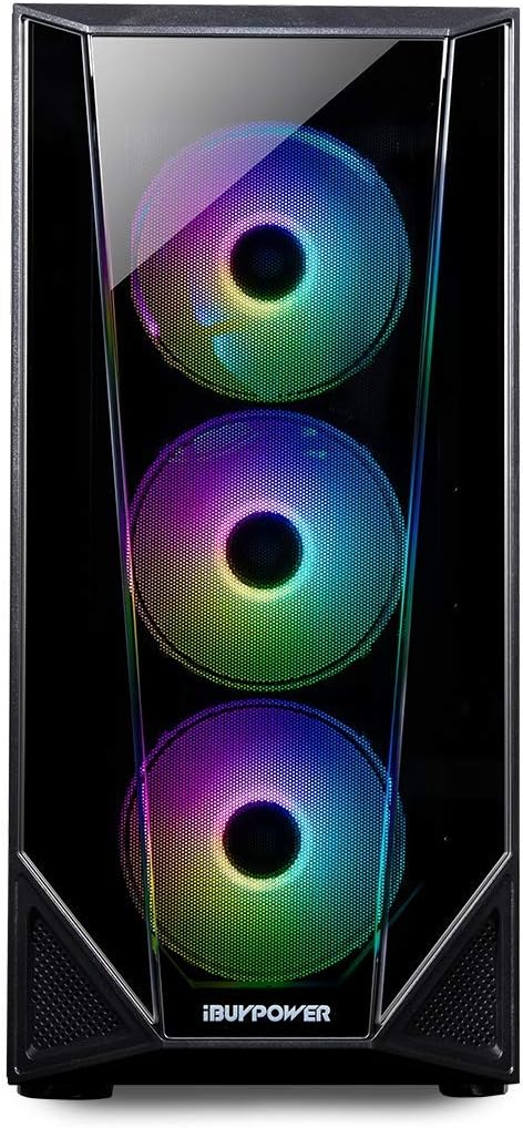 iBUYPOWER Pro Gaming PC Computer Desktop Trace 4 MR 176A (Ryzen 5 3600 3.6GHz, AMD RX 550 2GB, 8GB DDR4, 240GB SSD, WiFi Ready, Windows 10 Home)