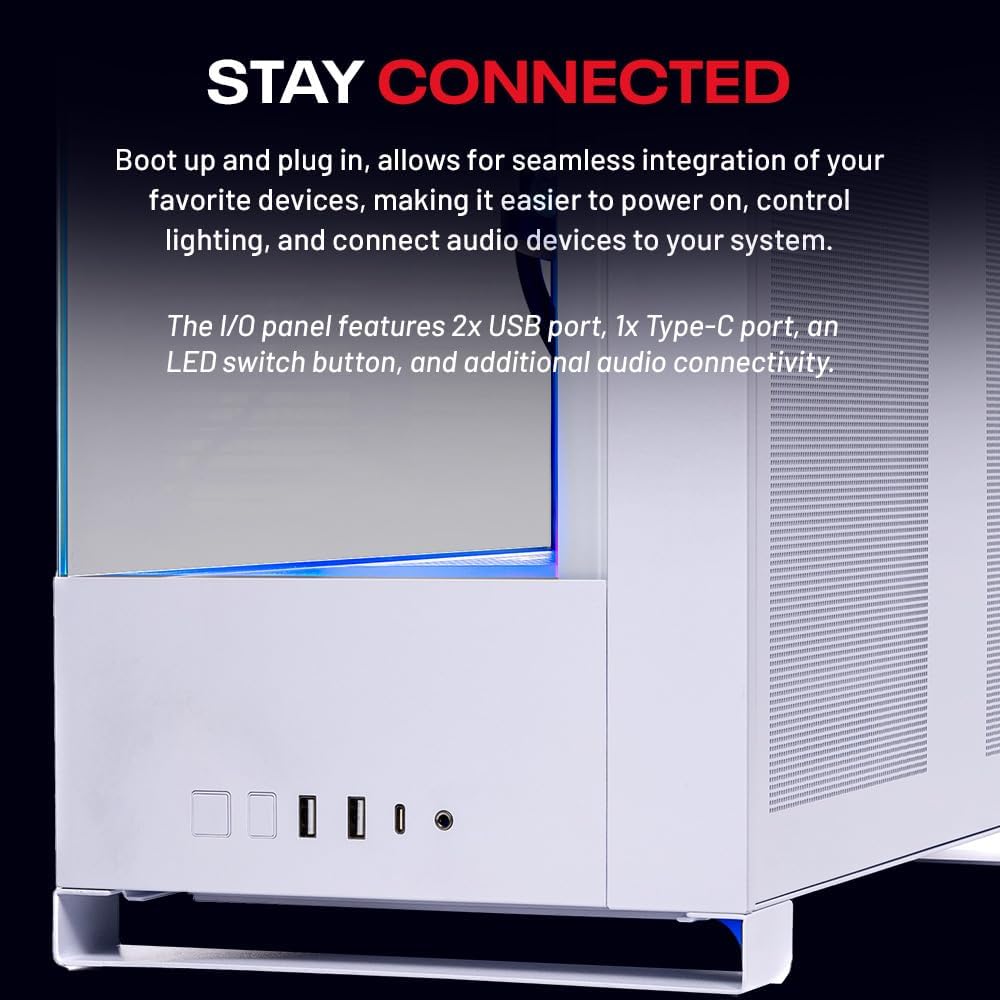 Skytech Gaming Archangel 5 Gaming PC, Intel i5 14400F 2.5GHz, NVIDIA RTX 5060, 1TB NVMe SSD, 16GB DDR5 RAM 6000, 750W Gold PSU, Wi-Fi, Win 11, Desktop