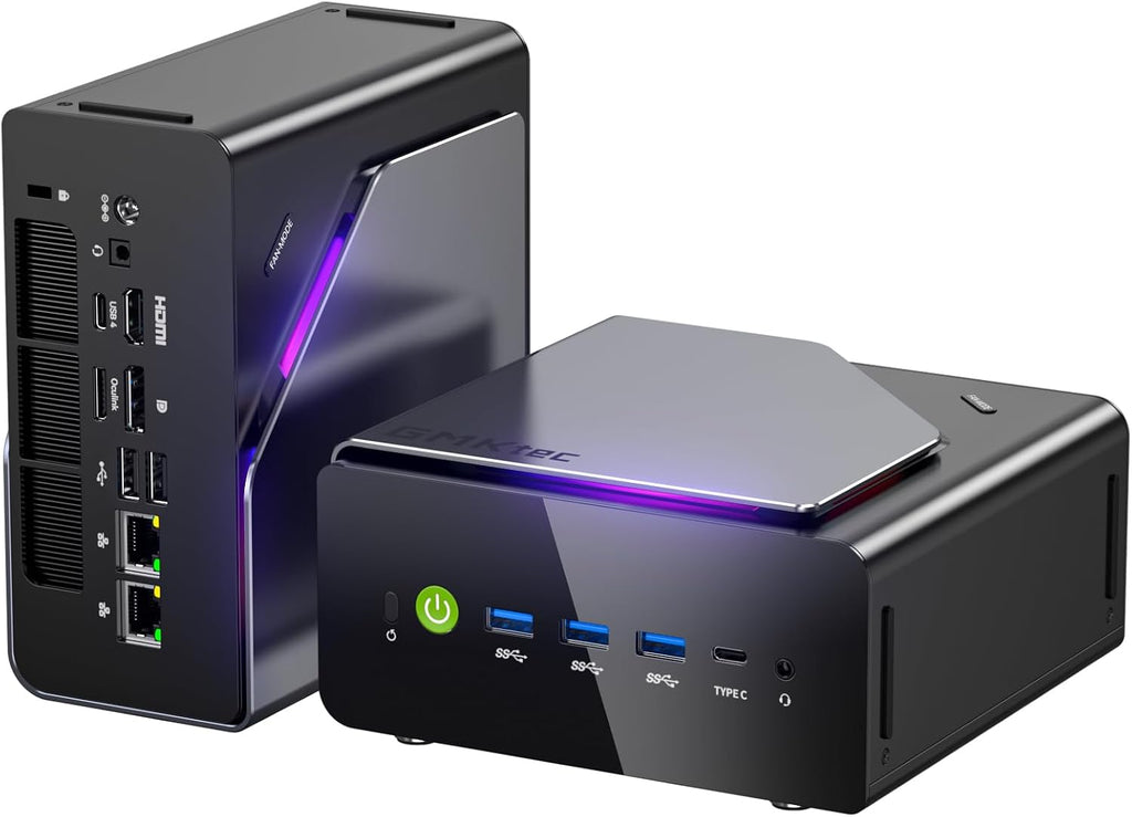 GMKtec K15 AI Mini PC Oculink Intel Ultra 5 125U 32GB DDR5 512GB SSD, Desktop Computer AI Boost, 3X M.2 2280 Storage Expansion, Dual NIC 2.5GbE, HDMI 2.1, USB4