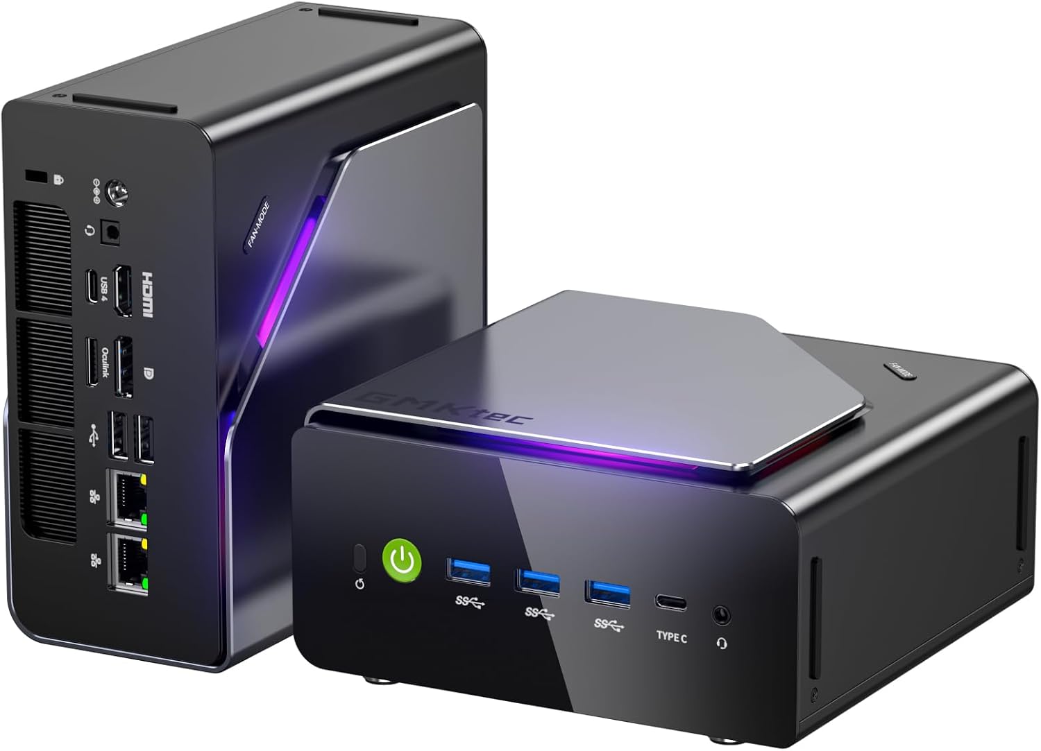 GMKtec K15 AI Mini PC Oculink Intel Ultra 5 125U 32GB DDR5 512GB SSD, Desktop Computer AI Boost, 3X M.2 2280 Storage Expansion, Dual NIC 2.5GbE, HDMI 2.1, USB4