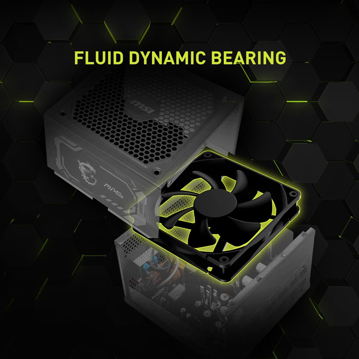 MSI MAG A1250GL PCIE5, Fully Modular Compact Gaming 1250W Power Supply, 80+ Gold, ATX 3.1 & PCIe 5.1 Ready, Native Dual-Color 12V-2x6 Cable, 10 Year Warranty