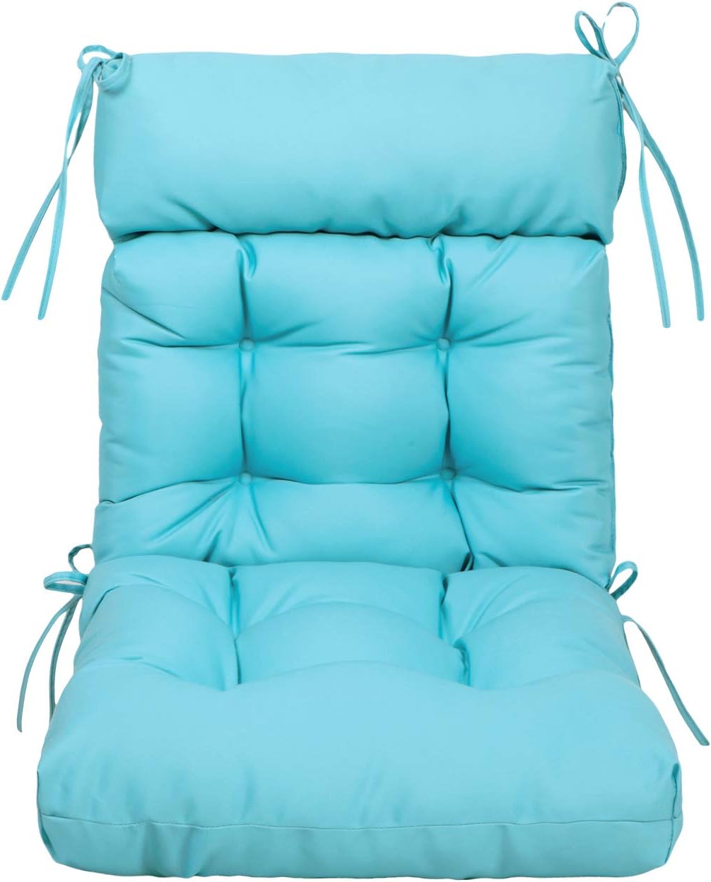 ARTPLAN Patio Chair Cushion,Tufted Adirondack Outdoor Chair Cushion,Wicker High Back Outdoor Seat Cushion,Set of 4, 44'X21'X4' (4 Pack)