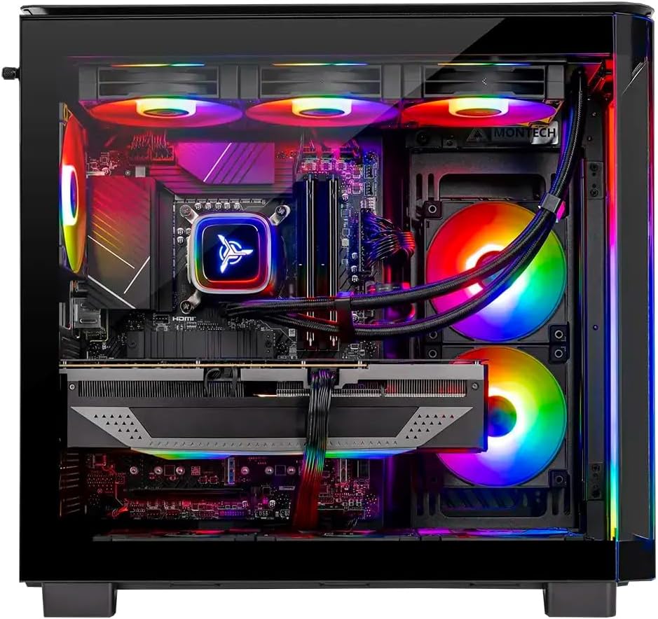 Skytech Gaming King 95 Gaming PC, AMD Ryzen 7 9850X3D 4.7GHz, NVIDIA RTX 5080 16GB VRAM, 2TB NVMe SSD, 32GB DDR5 RAM 6000, 850W Gold ATX 3 PSU, 360 ARGB AIO, WI-FI 5, Windows 11, Desktop
