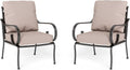Sophia & William Extra Large & High Back Patio Furniture Set Metal Modern Outdoor Conversation Sets with Sofa Chairs