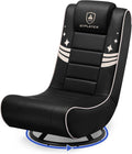 GTPLAYER Floor Gaming Chair Foldable Swivel Floor Chairs for Kids Boys Comfy Video Game Seat with 360° Multipurpose for Gamers, Bedroom or Game Room (Gold Star Pattern)