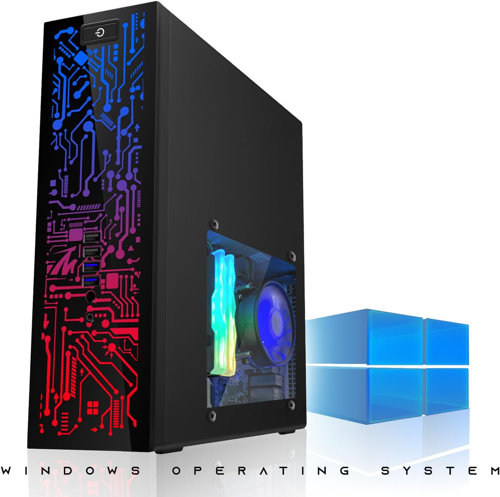 Hp Desktop Computer PC – Intel Core i5, 16GB ARGB RAM, 512GB SSD, 32 Inch Curved Monitor, RGB Keyboard with AI Copilot Key and Mouse, RGB Soundbar, Windows 11(Renewed)