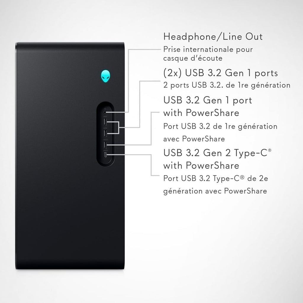 Alienware Aurora R16 Gaming Desktop Computer PC, NVIDIA RTX 5080 16GB GDDR7, Intel Ultra 9 285K, 64 GB DDR5, 1 TB SSD + 2 TB HDD, Wi-Fi 7, AlienFX Liquid Cooling, Windows 11 Pro