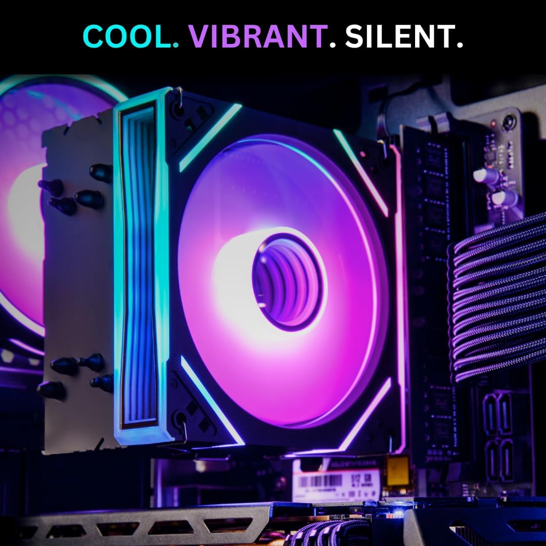 NOVATECH Titan Prebuilt Gaming PC Desktop Computer - RTX 5060 - Ryzen 5-1TB M.2 SSD - 16GB RAM WiFi/BT, Win 11 Pro - Gaming Computer Tower, Pre Built PC Gaming - 1 Year Warranty