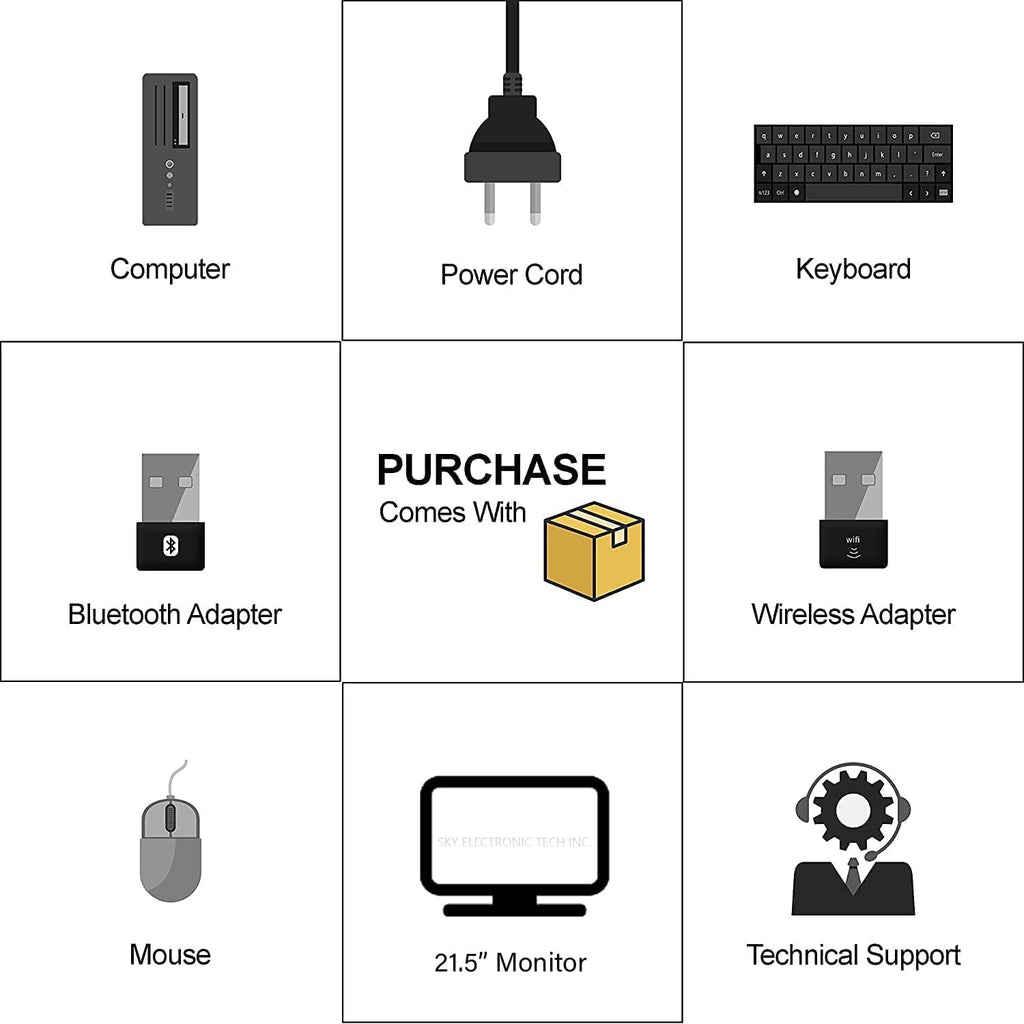 HP ProDesk 600 G3 SFF Desktop Computer with 21.5' FHD Monitor, RGB Headphones, Core i5-6500 3.2GHz, 16GB DDR4, 256GB SSD, Keyboard & Mouse, Windows 11 Pro (Renewed)