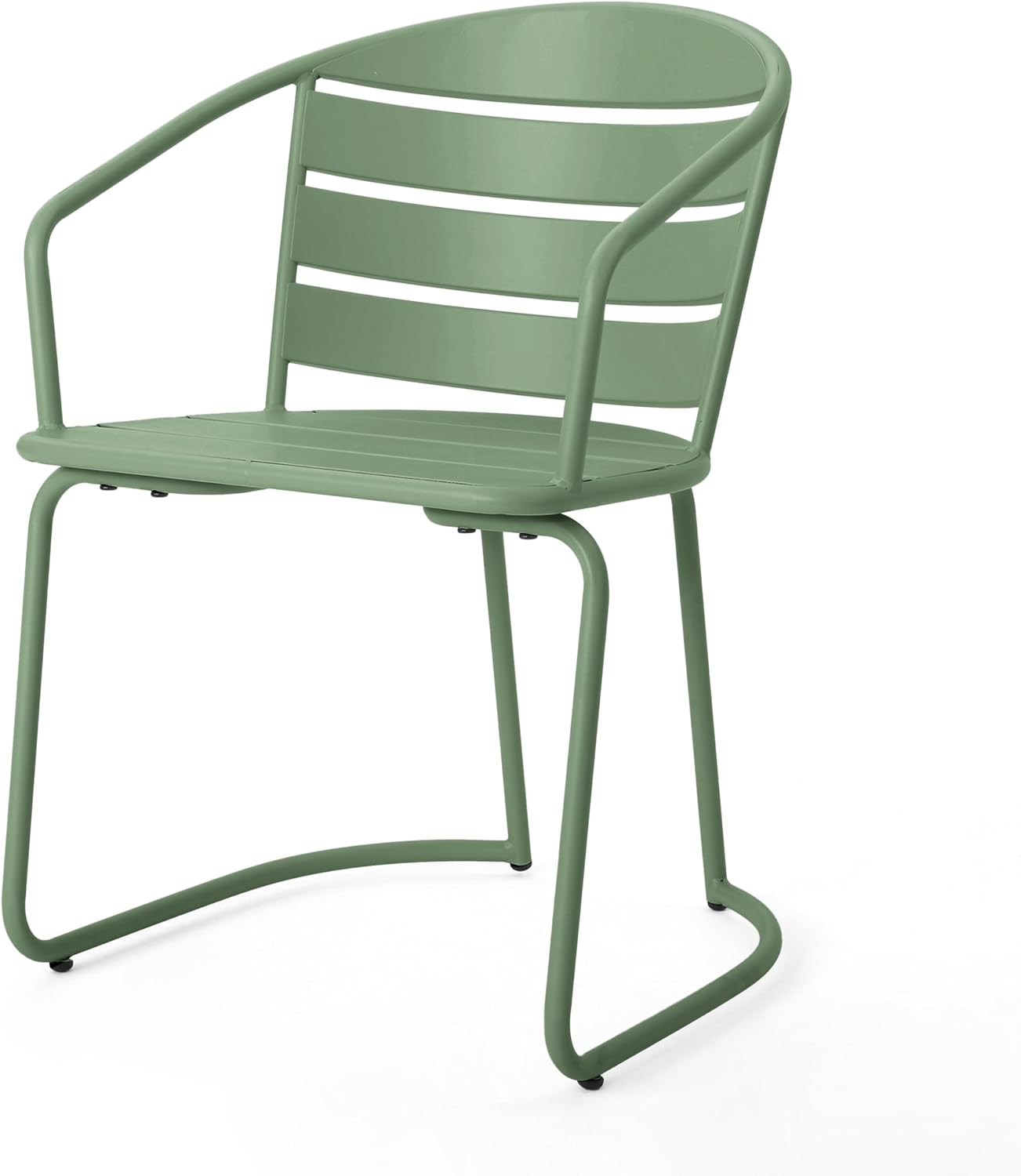 Christopher Knight Home Adley Outdoor Bistro Set, 3-Piece Bistro Table and Chair Set of 2, Patio Furniture Set with Iron Frame, Outdoor Bistro Dining Set, Poolside/Garden Cafeteria, Matte Dark Green