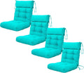 ARTPLAN Patio Chair Cushion,Tufted Adirondack Outdoor Chair Cushion,Wicker High Back Outdoor Seat Cushion,Set of 4,21'X21'X4' (4 Pack)