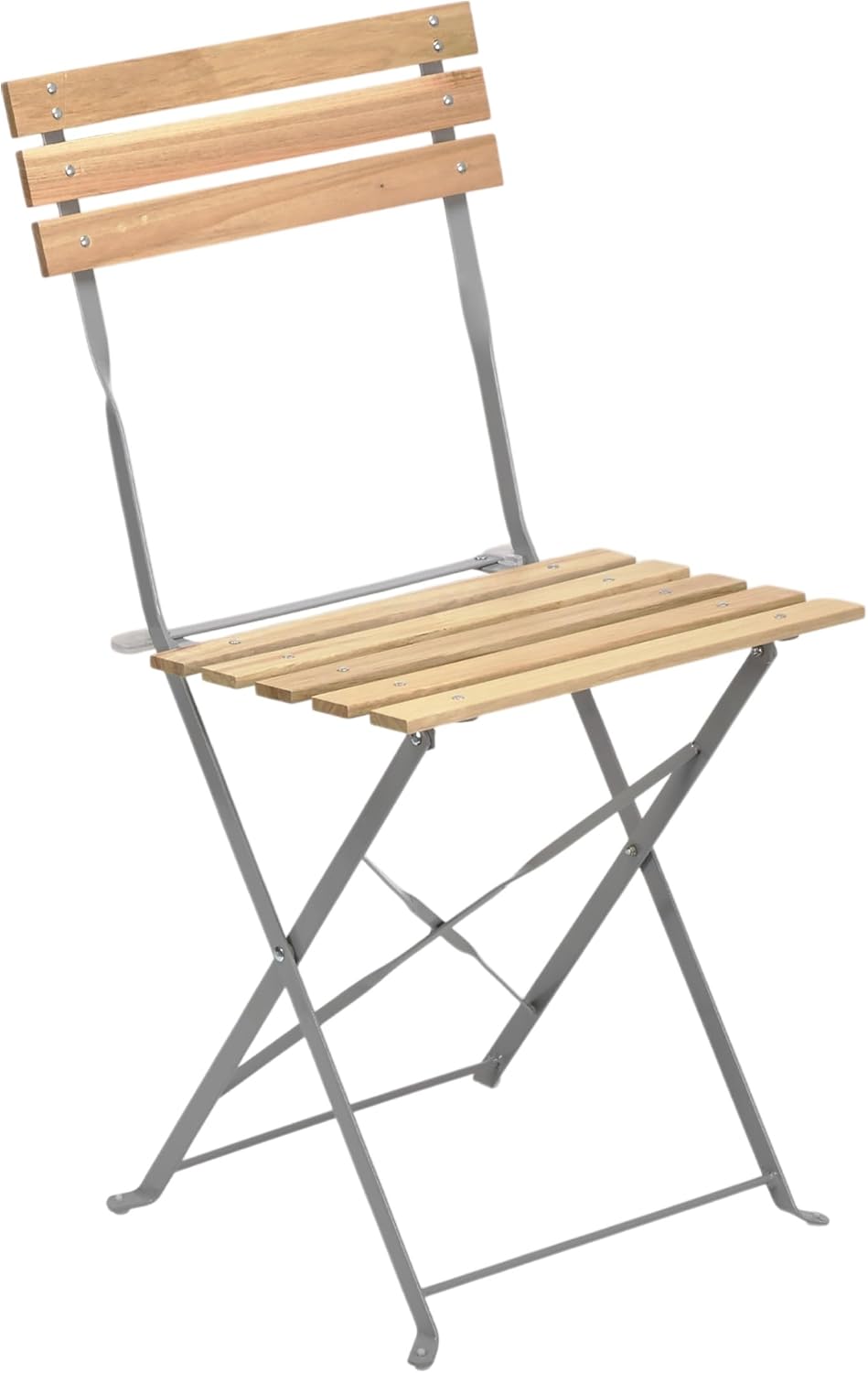 Alpine Corporation 3-Piece Wood Slat and Metal Bistro Set