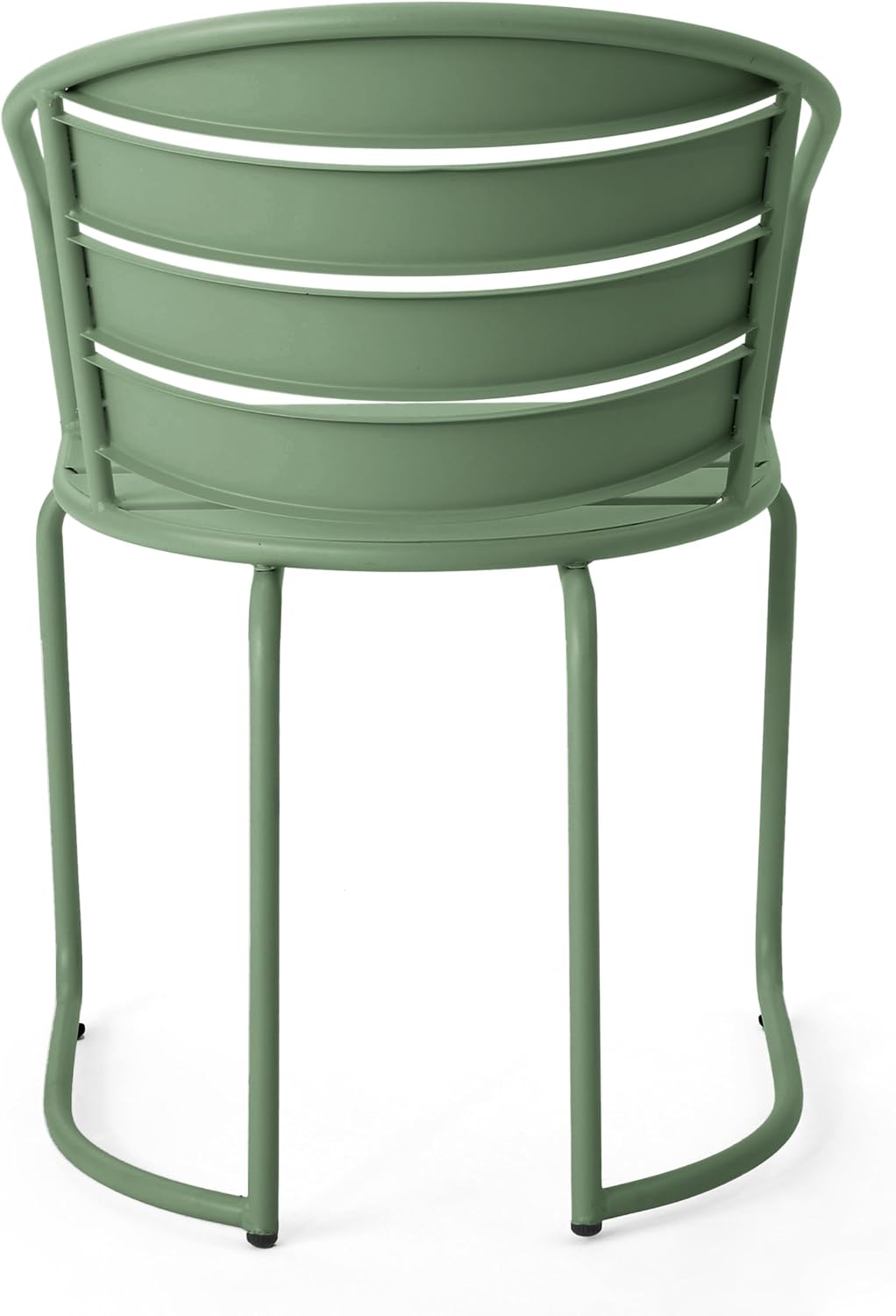 Christopher Knight Home Adley Outdoor Bistro Set, 3-Piece Bistro Table and Chair Set of 2, Patio Furniture Set with Iron Frame, Outdoor Bistro Dining Set, Poolside/Garden Cafeteria, Matte Dark Green