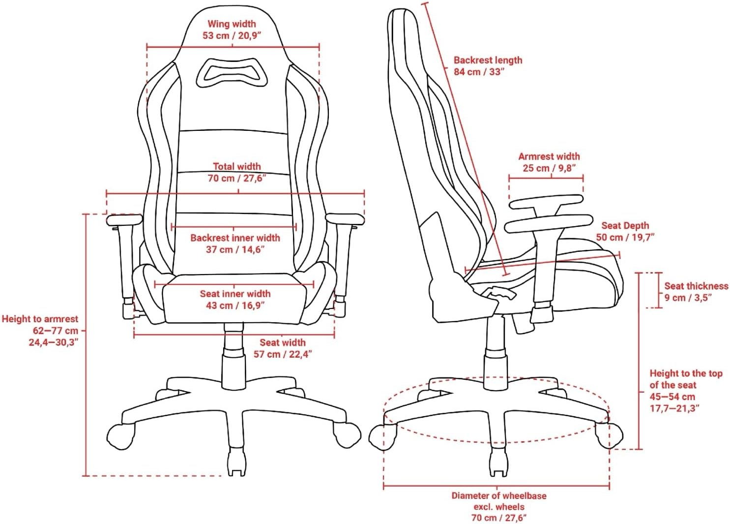 Arozzi Torretta Gaming Chair - Soft PU Ergonomic Gaming Chair for Adults Adjustable Backrest with Neck & Lumbar Pillows - Swedish Design Home Office Setup Professional Computer Chairs, Brown