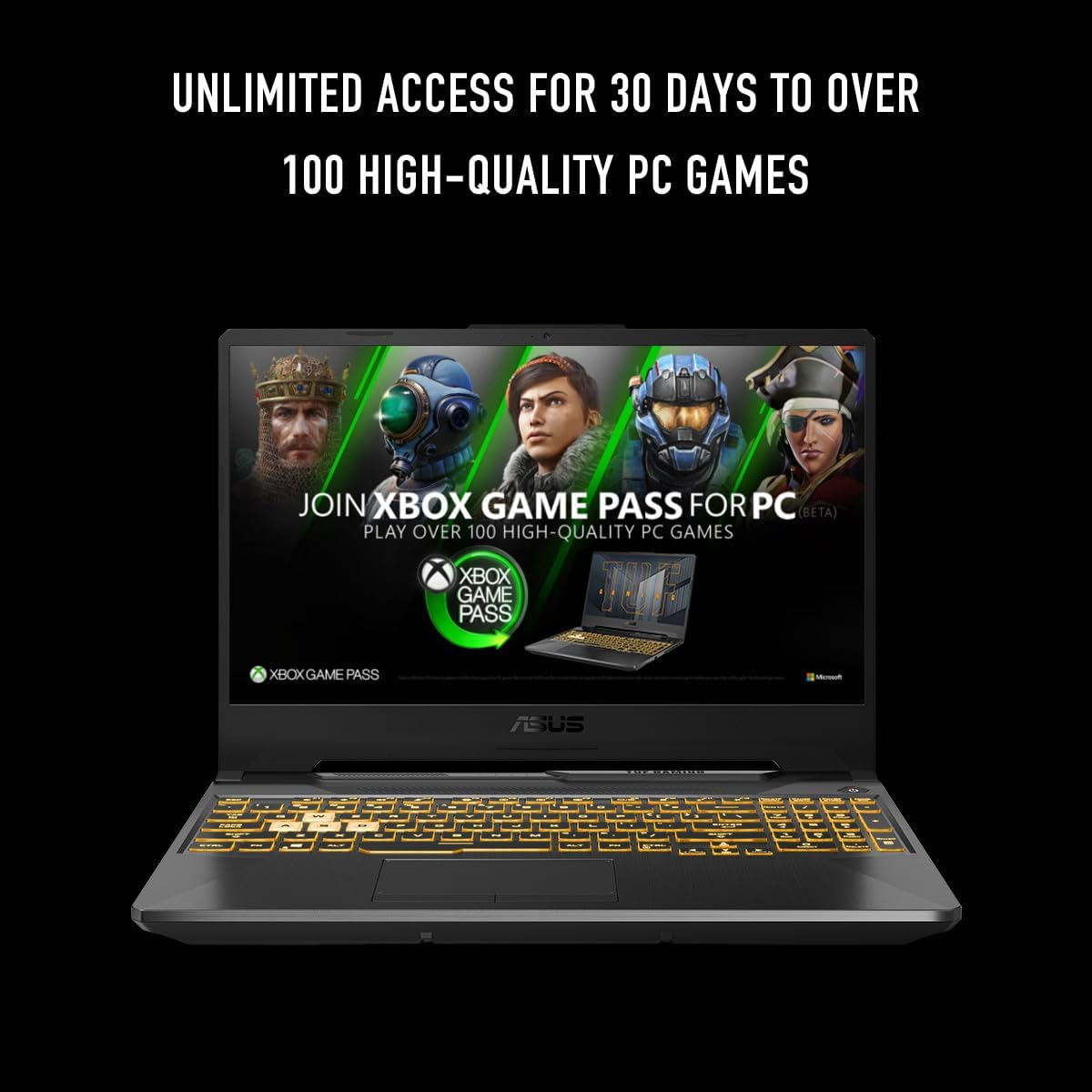 ASUS TUF Gaming A15 Gaming Laptop, 15.6' FHD 144Hz Display, NVIDIA® GeForce RTX™ 3050, AMD Ryzen™ 5 7535HS, 8GB DDR5, 512GB PCIe® Gen4 NVMe™ SSD, Wi-Fi 6, Windows 11, FA506NC-ES51