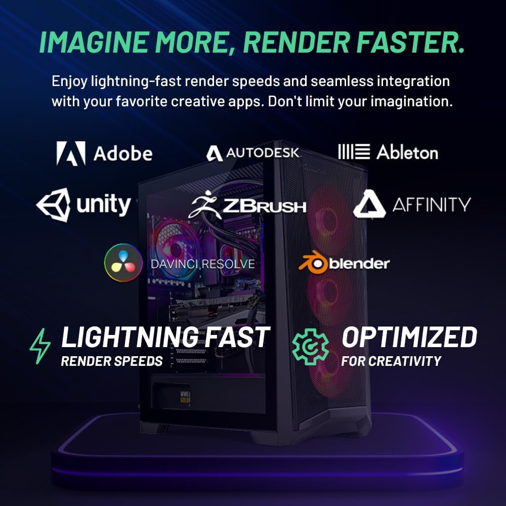 Skytech Gaming Chronos Gaming PC, Ryzen 7 7700X 4.5 GHz, RTX 4070, 1TB NVME, 32GB DDR5 RAM RGB, 650W Gold PSU Wi-Fi, Win 11 Home, RGB-Keyboard and RGB-Mouse Included