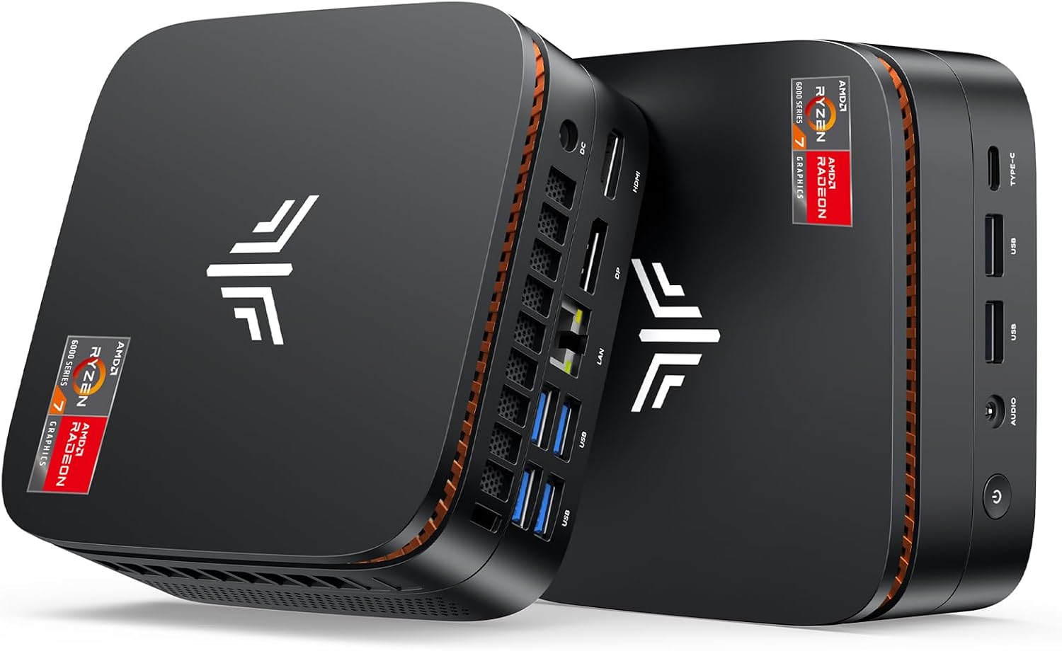 KAMRUI Hyper H1 Mini Gaming PC,AMD Ryzen 7 6800H(Beat 6800U),16GB DDR5 4800MHz 512GB M.2 NVMe PCIe3.0x4 SSD Mini PC(8C/16T,up to 4.7GHz),16MB L3 Smart Cache,Triple 4K Display/WiFi6/BT5.2/Mini Computer