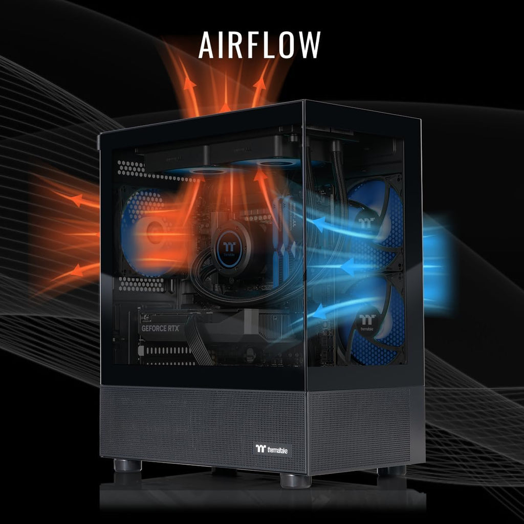Thermaltake LCGS View u2660T-170 Gaming Desktop (Intel® Core™ Ultra 7 265KF, ToughRam 32GB DDR5 6000MT/s RGB Memory, NVIDIA GeForce® RTX 5060 Ti, 1TB NVMe M.2, WiFi, Windows 11) V17B-B860-56T-LCS