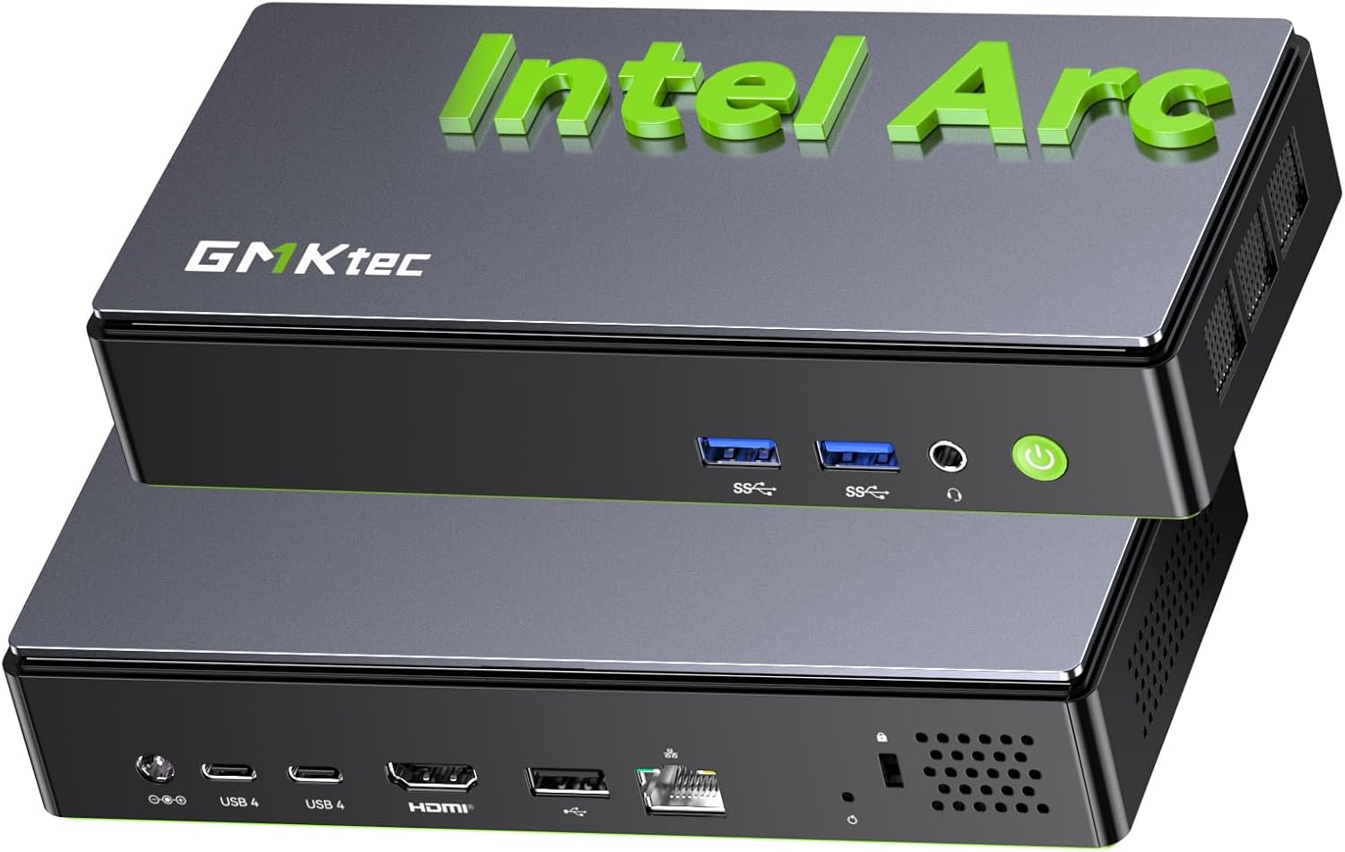 GMKtec K13 Mini PC Intel Ultra 7 256V 115Tops SK Hynix LPDDR5 8533 MT/s PCIe 4.0 SSD Intel ARC 140V Desktop Mini Computer 5GbE LAN NIC/ 2X M.2 Expansion Slots/ USB4/ HDMI