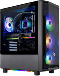 Skytech Gaming Shadow Gaming PC, AMD Ryzen 7 9700X 3.8GHz, NVIDIA RTX 5060 Ti 8GB VRAM, 1TB NVMe SSD, 32GB DDR5 RAM 5600, 650W Gold PSU, 360 ARGB AIO, Wi-Fi, Win 11, Desktop