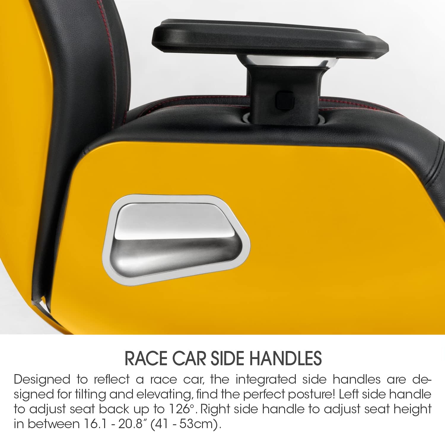 Thermaltake Argent E700 Real Leather Gaming Chair (Sanga Yellow) Design by Studio F. A. Porsche, GGC-ARG-BYLFDL-01
