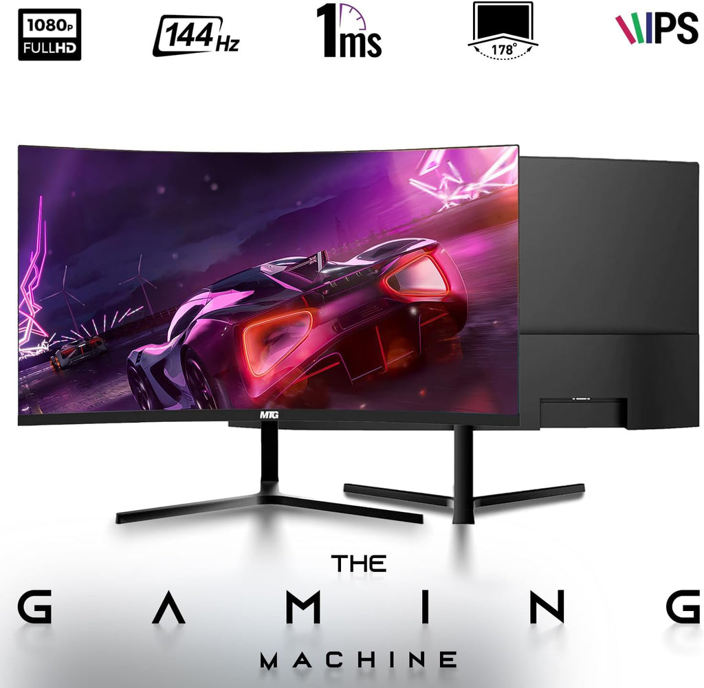Dell Desktop PC Gaming Bundle - Core i7, 16GB RAM, 512GB SSD, 27-inch Curved Monitor, GT 1030, RGB Keyboard with AI-Enabled Copilot Key, Mouse, RGB Headphone, Webcam, Wi-Fi, Win 11 Home (Renewed)