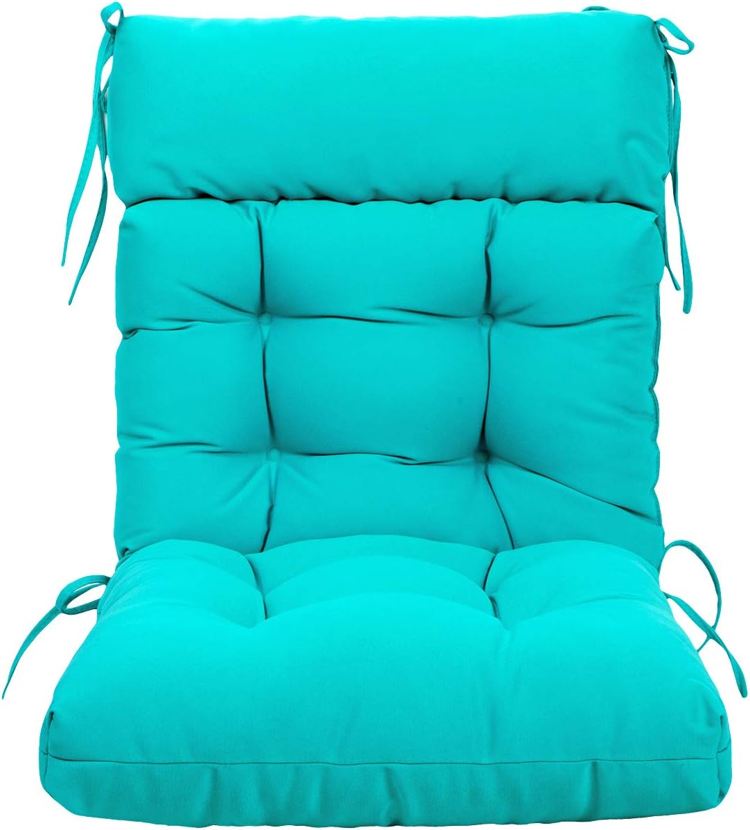 ARTPLAN Patio Chair Cushion,Tufted Adirondack Outdoor Chair Cushion,Wicker High Back Outdoor Seat Cushion,Set of 4,21'X21'X4' (4 Pack)