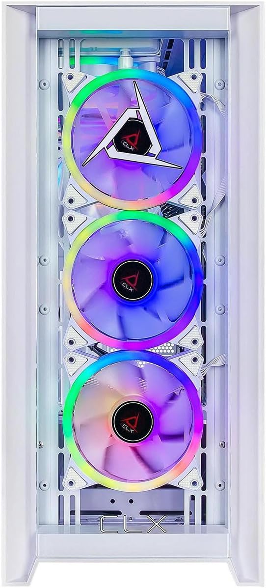CLX Set Gaming PC - AMD Ryzen 9 9900X 4.4GHz, RTX 5080, 2TB NVMe M.2 SSD, 32GB DDR5 RGB Memory, 360mm AIO, WiFi, Windows 11 Home, White
