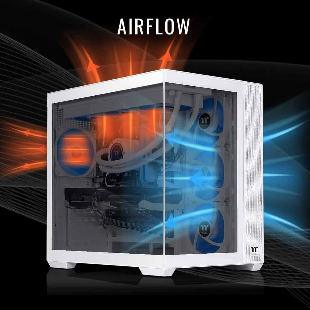 Thermaltake LCGS View i1470S-380 Gaming Desktop (Intel® Core™ i9-14900KF, ToughRam 32GB DDR5 6000MT/s RGB Memory, NVIDIA® GeForce RTX™ 5070, 1TB NVMe M.2, WiFi, Windows 11) V38S-Z790-570-LCS