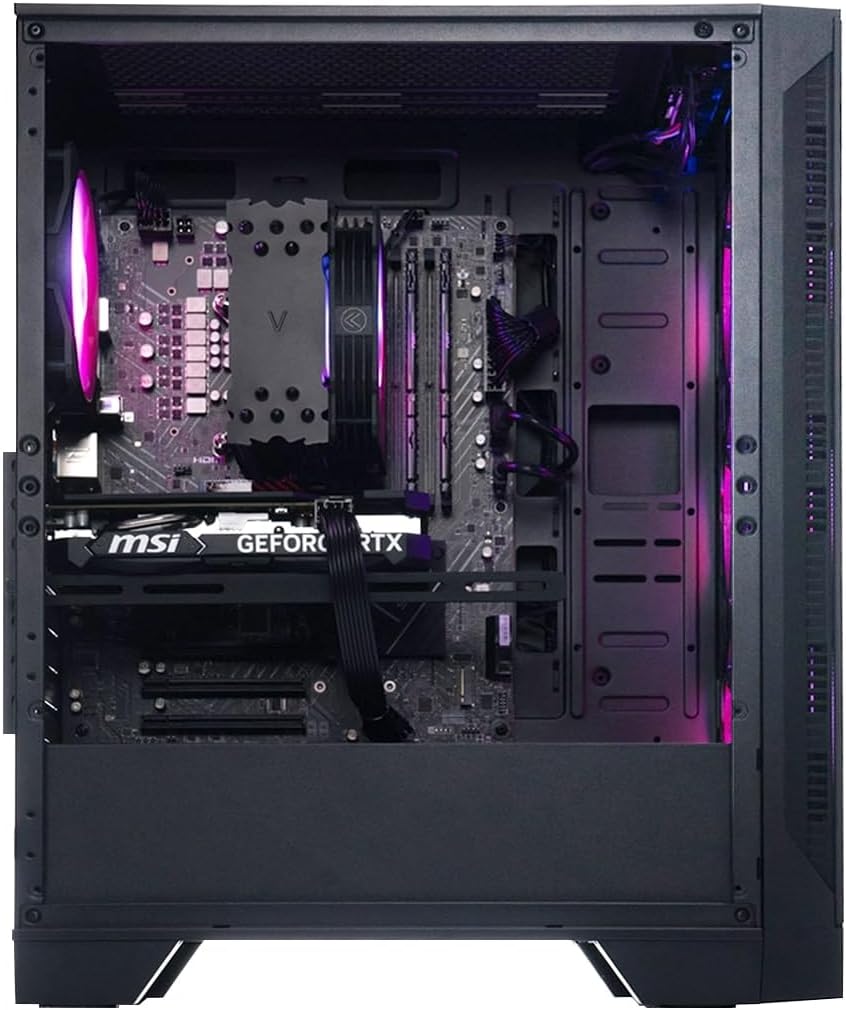 msi Codex Z2 Gaming Desktop: AMD R7-8700F, GeForce RTX 5060, 32GB DDR5, 1TB m.2 NVMe SSD, USB Type-C, VR-Ready, Windows 11 Home : A8NVL-446US
