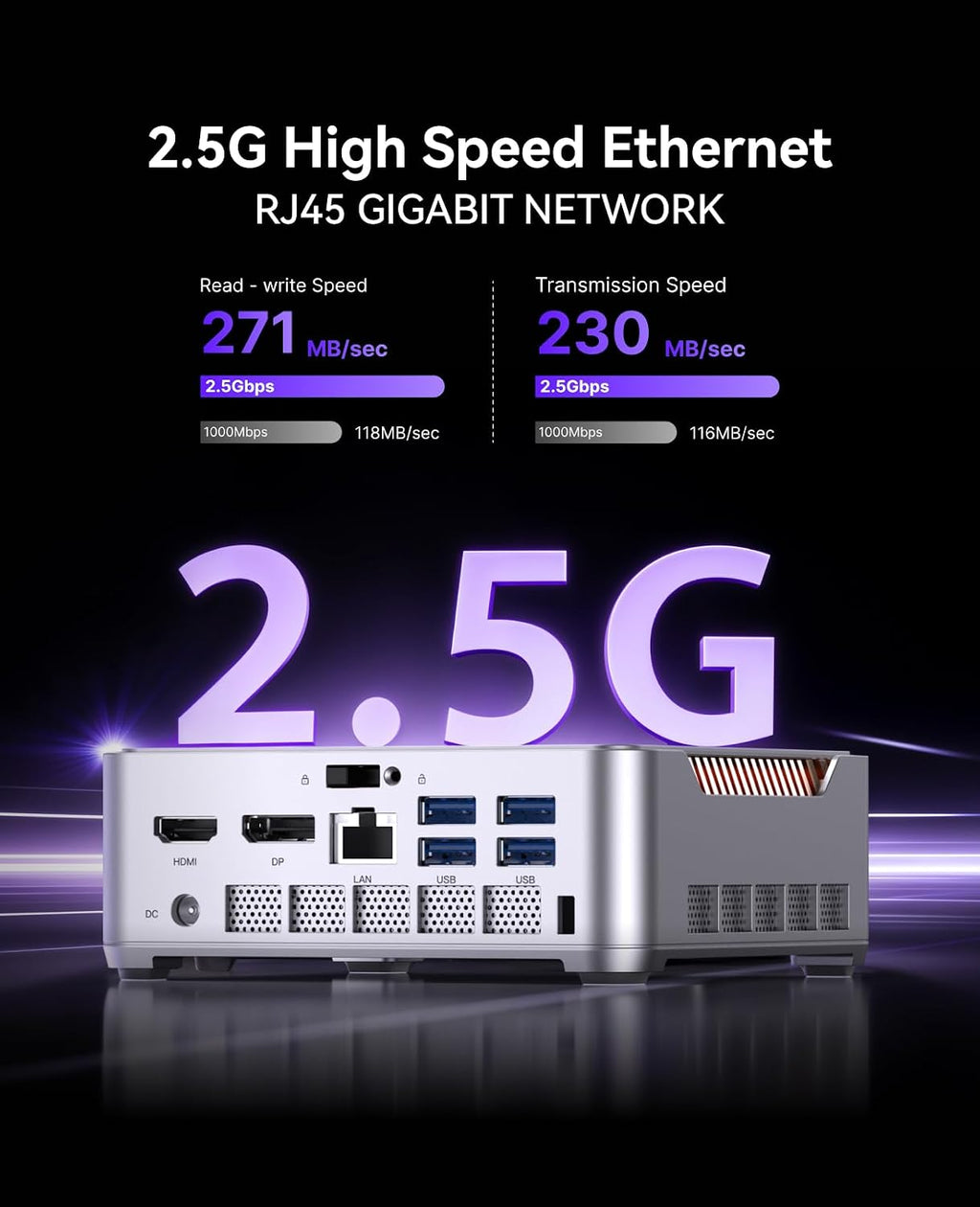 KAMRUI Pinova P2 Mini PC, in-tel Core 12600H (up to 4.5GHz) 32GB RAM 1TB SSD Mini Gaming Desktop Computers, Triple 4K Display 6*USB3.2, USB-C, HDMI, DP, WiFi6, BT5.2, Gaming Home Office