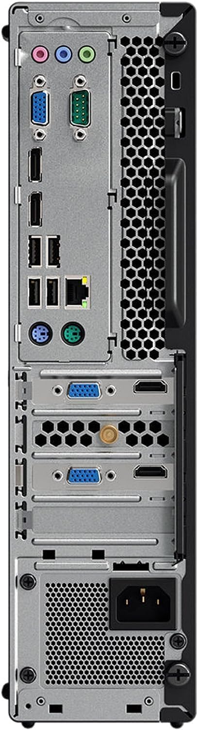 Lenovo ThinkCentre M710S SFF PC Desktop, Win 11 Pro, Intel 6100 3.7GHz, 8GB DDR4 RAM, 256GB SSD, Keyboard & Mouse, WiFi (Renewed)
