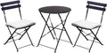 Grand patio 3pc Bistro Set (Black)