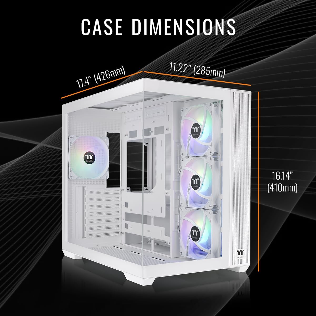 Thermaltake LCGS View i1258S-380 Gaming Desktop (Intel® Core™ i5-12600KF, ToughRam 16GB DDR4 3600Mhz RGB Memory, Intel® Arc™ B580, 1TB NVMe M.2, WiFi, Windows 11) V38S-B760-B58-LCS