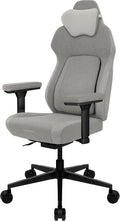 ThunderX3 CORE Smart LOFT Gaming Chair Light Grey – Ergonomic Office Chair, Automatic Lumbar Support, Synchronised Mechanism, 3D Armrests, Fabric Cover, for Users up to 125kg, 155-190cm