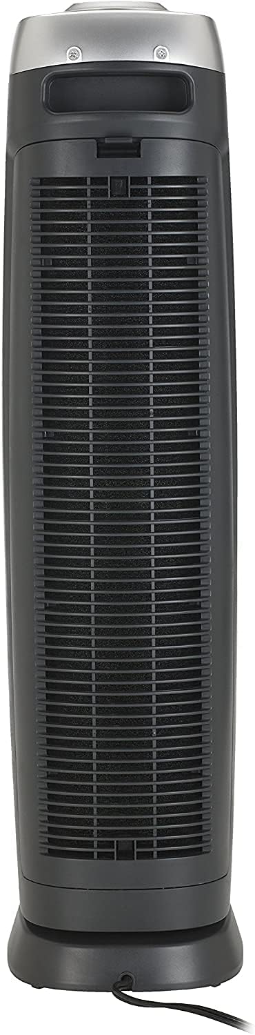 GermGuardian 3-In-1 HEPA Air Purifier for Home, Large Rooms Up To 915 Sq. Ft. with HEPA Air Filter, UV-C Light & Odor Reduction, AC5000E, 28' Tower, Gray