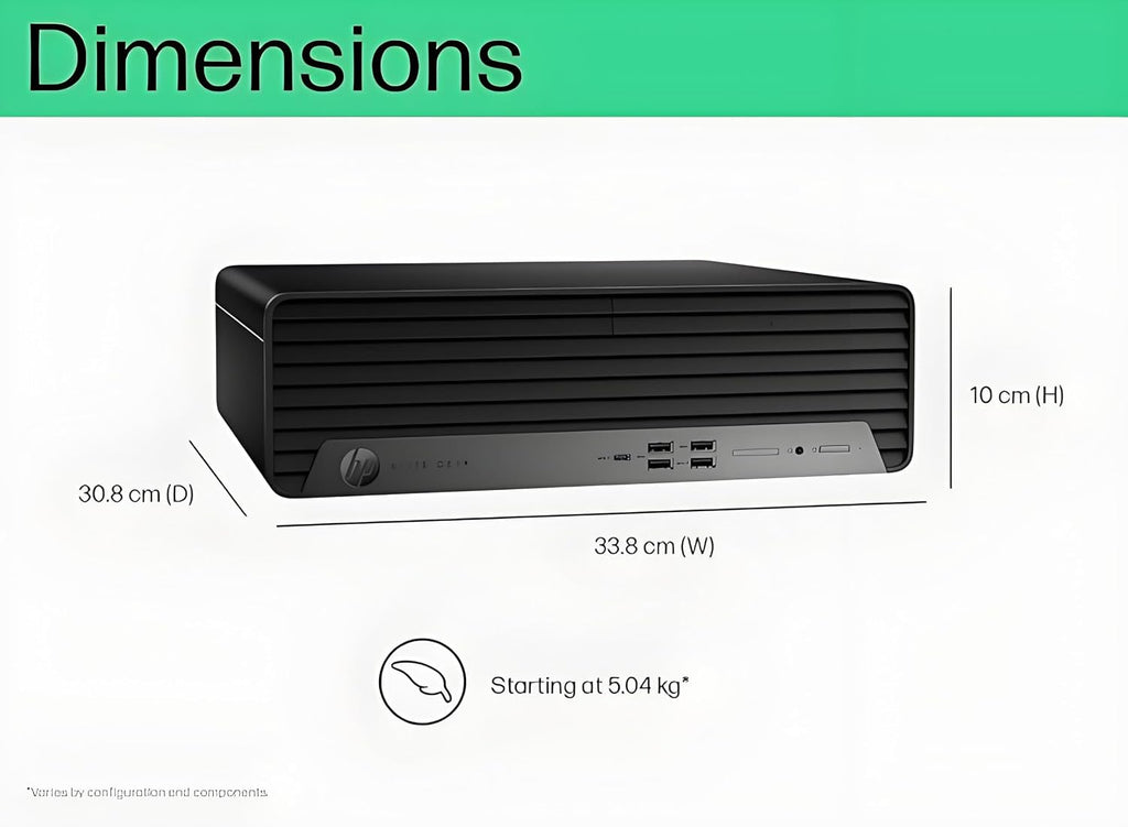 HP EliteDesk 805 G9 Gaming PC Desktop Computer, AMD Ryzen 5 8500G, Radeon 740M Graphics, 16GB DDR5 RAM, 512GB PCIe SSD, Wi-Fi, HDMI, Display Port, 2-Monitor Support 4K, Windows 11 Pro