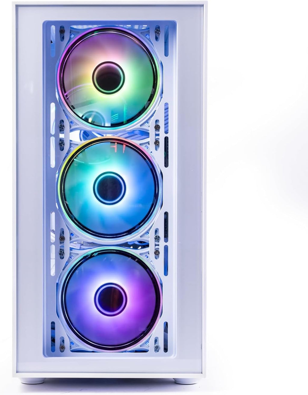 NOVATECH Titan Prebuilt Gaming PC Desktop Computer - RTX 5060 - Ryzen 5-1TB M.2 SSD - 16GB RAM WiFi/BT, Win 11 Pro - Gaming Computer Tower, Pre Built PC Gaming - 1 Year Warranty